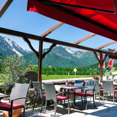Hotel Alpenhof: レストラン