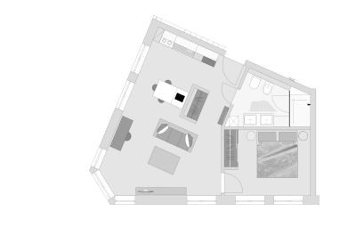 rostock apartment LIVING HOTEL: Floor Plan (meeting room)