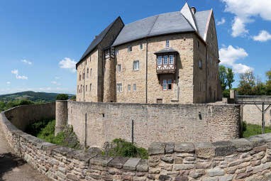 Schloss Spangenberg : Vue extérieure